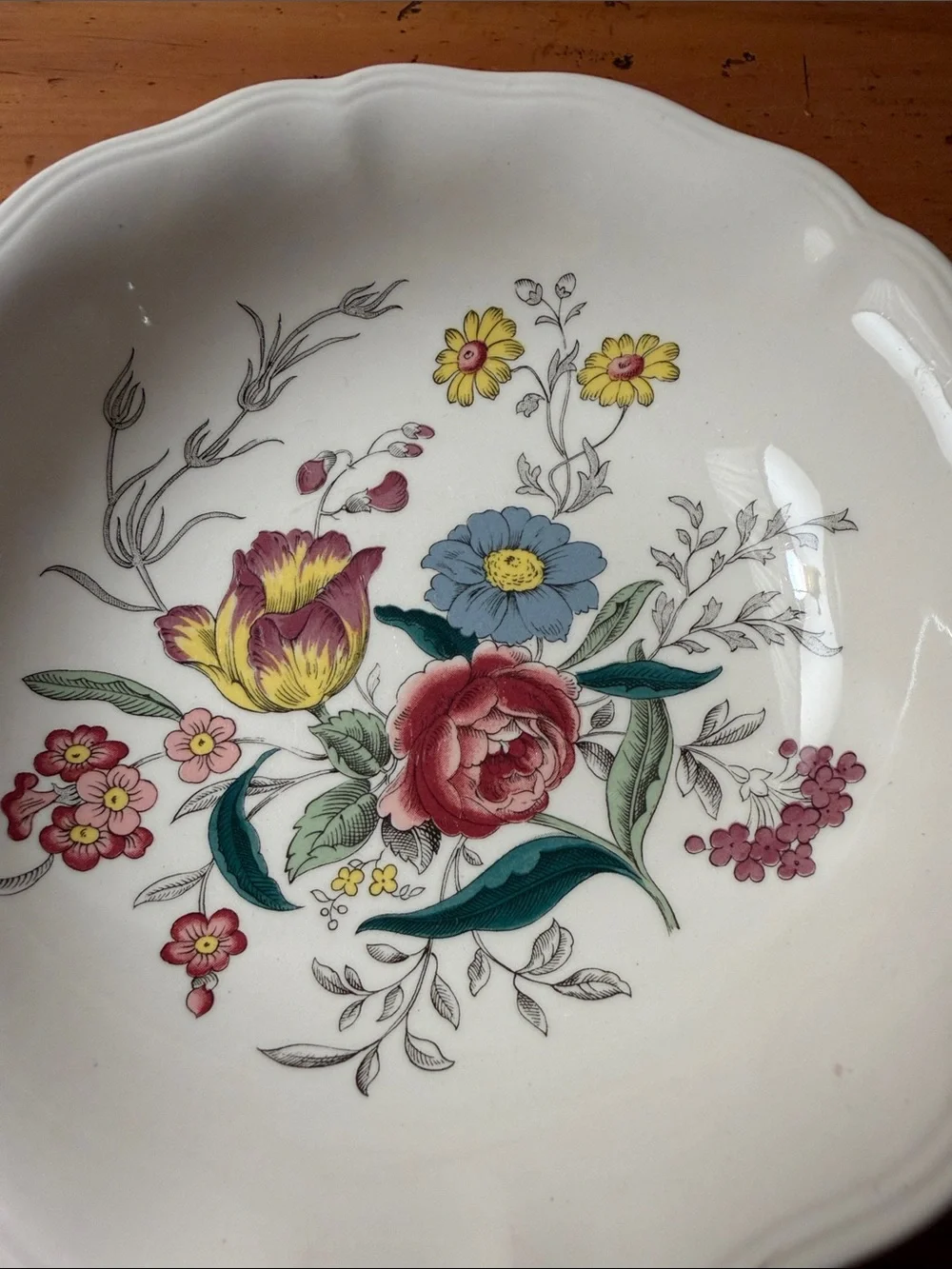 Spode Gainsborough Ceramic Soup Bowls Set of 6